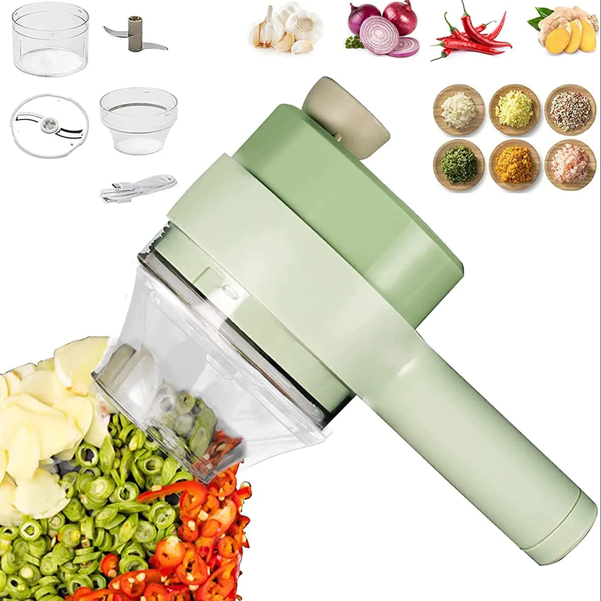 Wireless Mini Electric Food Chopper Plus