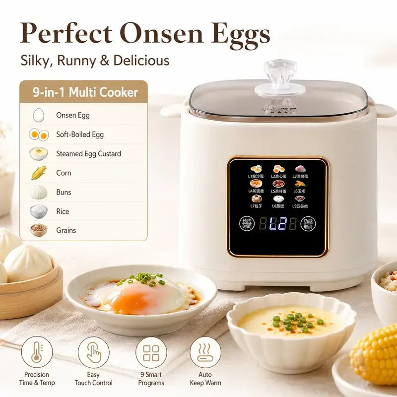 NAIECO Electric Egg Cooker & Steamer