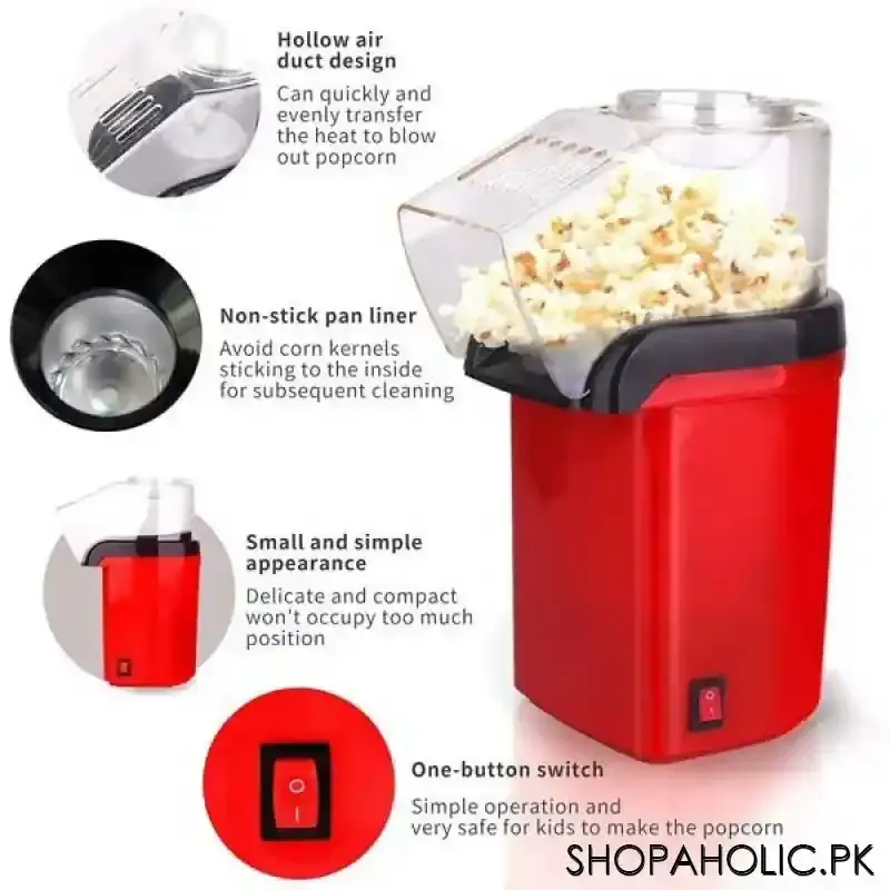 Hot Air Popcorn Maker Oil-Free Popcorn Machine