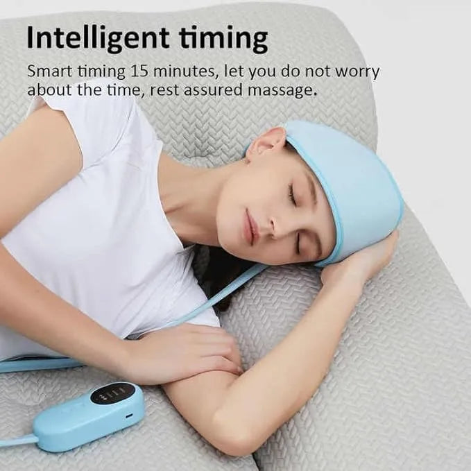 Heated Airbag Head Massage Cap 6-Zone