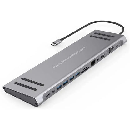 14-in-1 USB-C Docking Station Multiport Hub