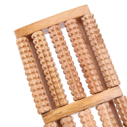 Wooden Foot Massager Roller Reflexology