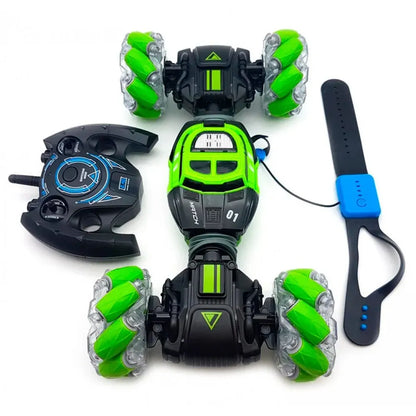 Hand Gesture & Remote Stunt Car