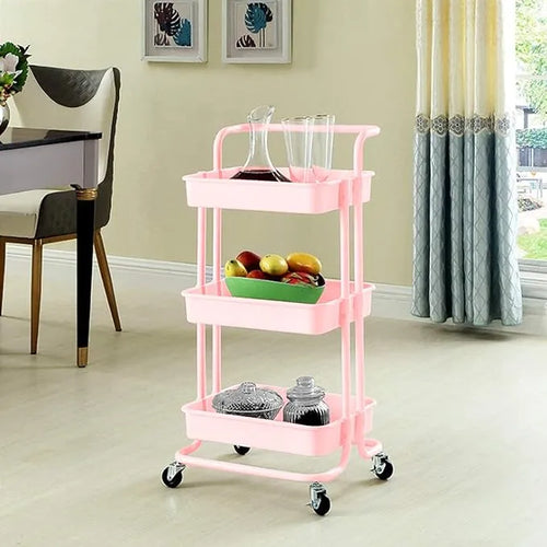 Slim Rolling Storage Cart Organizer