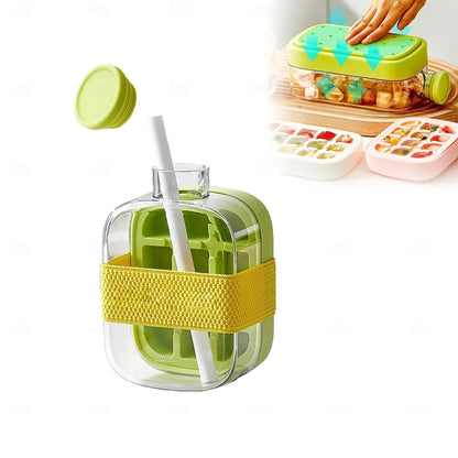 2-in-1 Ice Cube Tray with Bottle