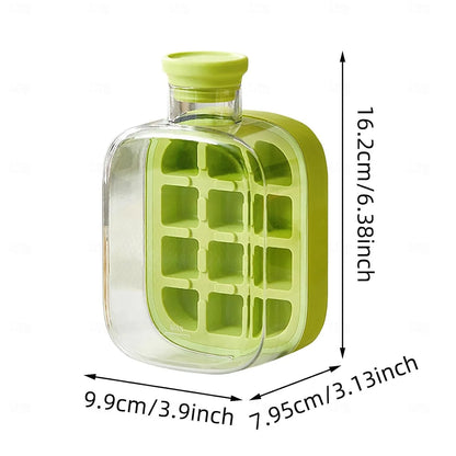 2-in-1 Ice Cube Tray with Bottle