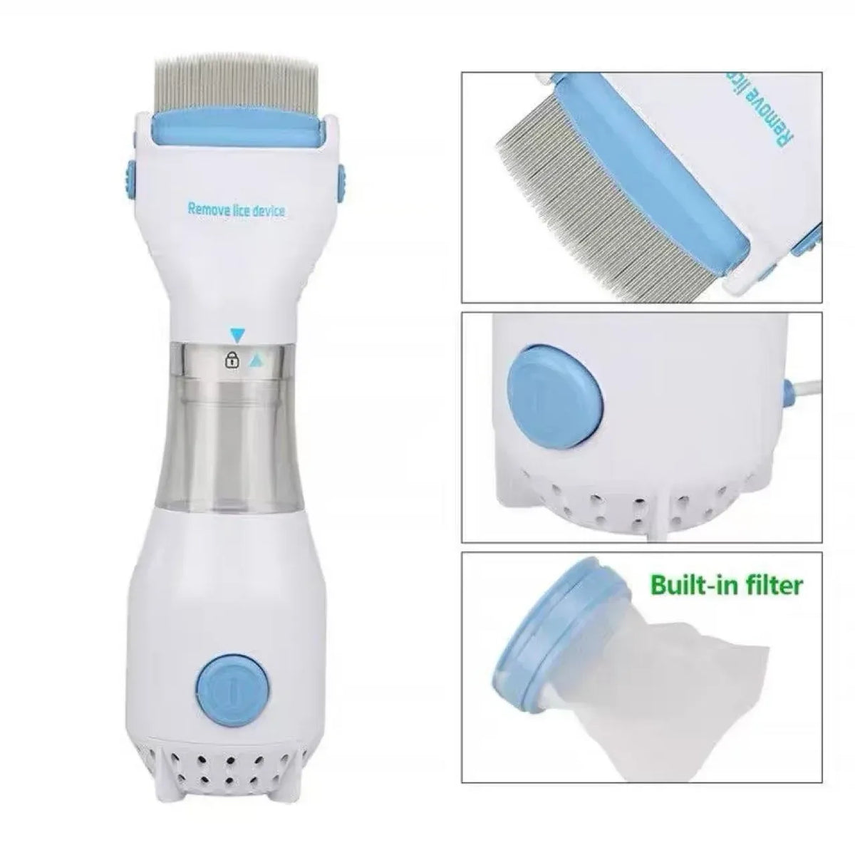 Natural Suction Lice Removal Comb Tool