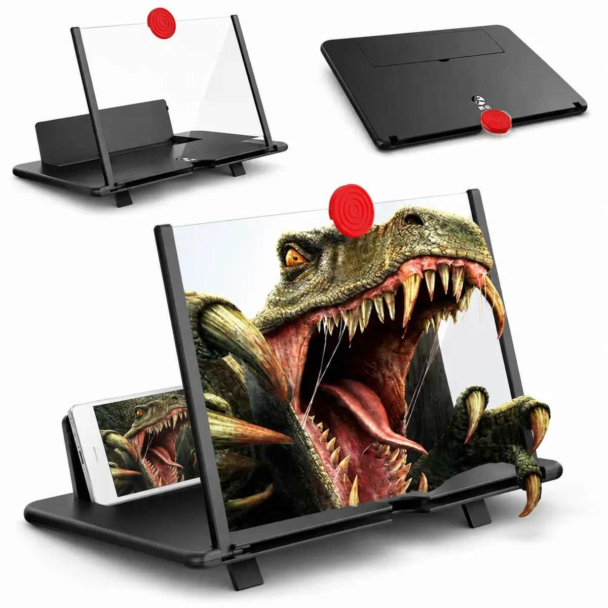 3D Mobile Screen Magnifier Phone Stand