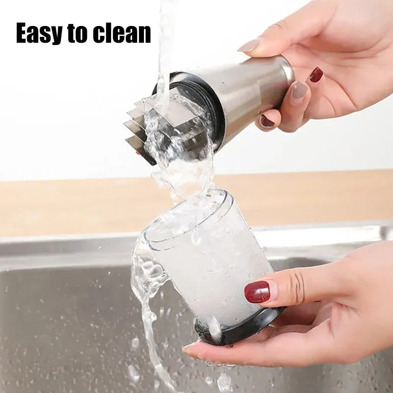 Pressed Garlic Chopper Stainless Steel Manual