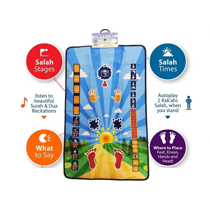 Islamic Prayer Mat for Children Education