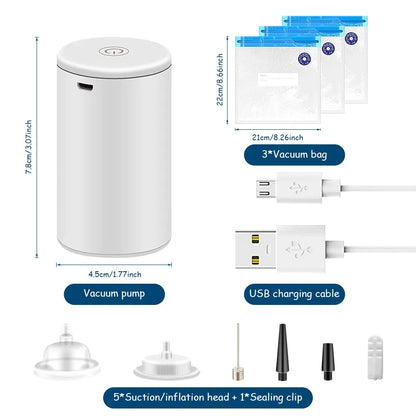 Rechargeable Mini Air Pump & Vacuum