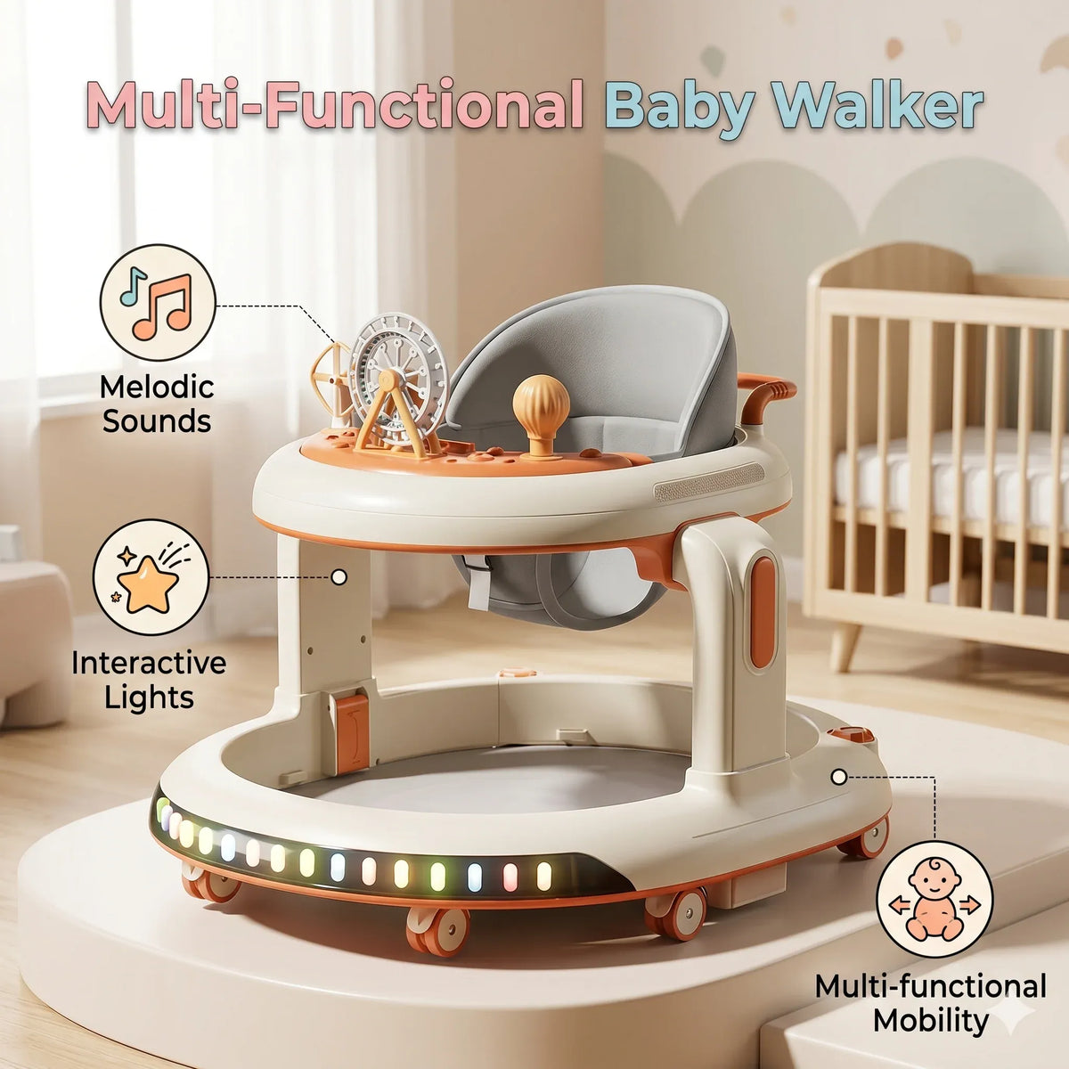 Newborn Baby Walker Foldable YML-N624