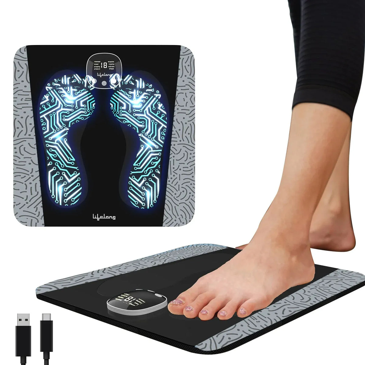 EMS Foot Massager Mat Relief & Care