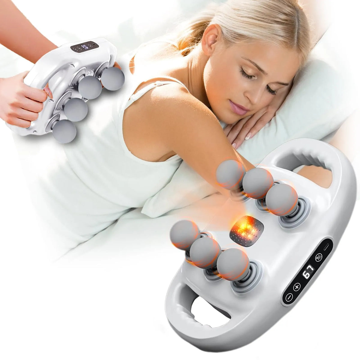 6-Head Deep Tissue Massage Muscle Relief