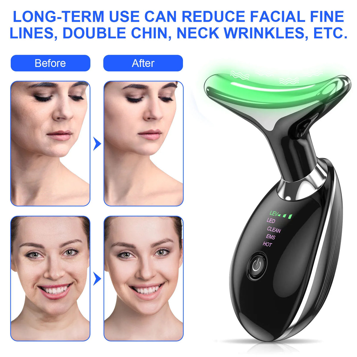 EMS Neck Beauty Device Skin Care Tool