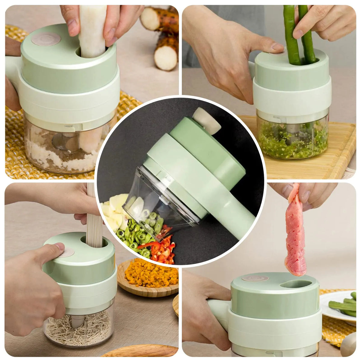 Wireless Mini Electric Food Chopper Plus