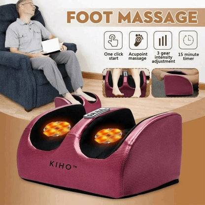Electric Foot Massager Heat Kneading Care