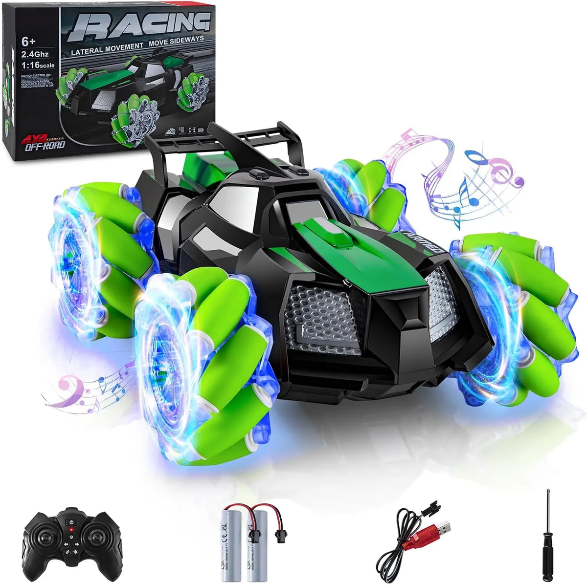 Hand Gesture & Remote Stunt Car