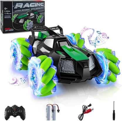 Hand Gesture & Remote Stunt Car
