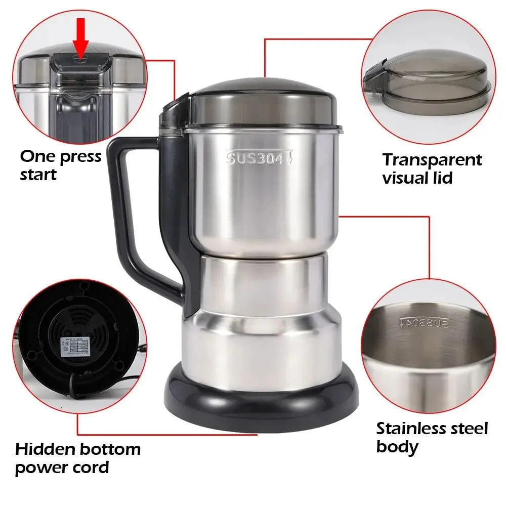 Electric Coffee Spice Grinder Mill Kitchen