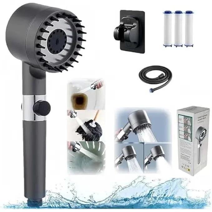 High Pressure Filtered Shower Head 3 Mode