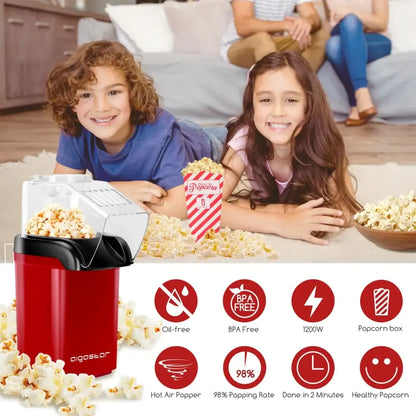 Hot Air Popcorn Maker Oil-Free Popcorn Machine