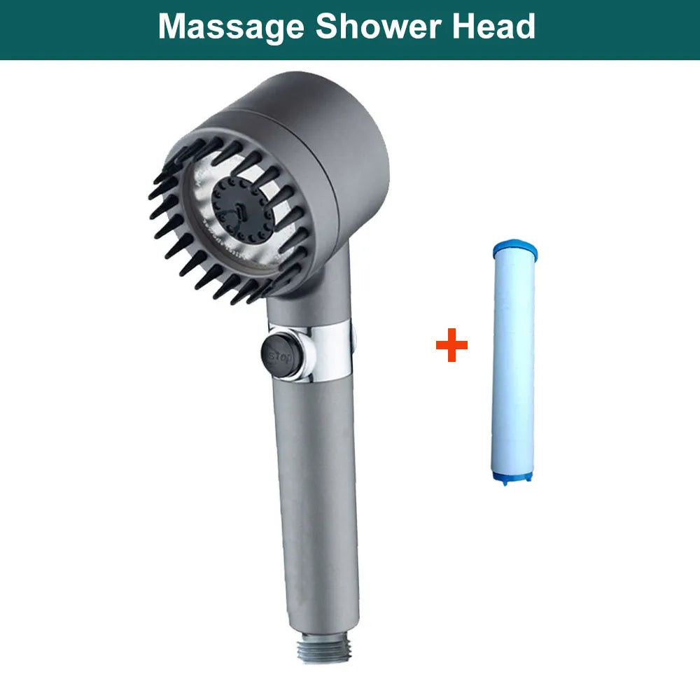 High Pressure Filtered Shower Head 3 Mode