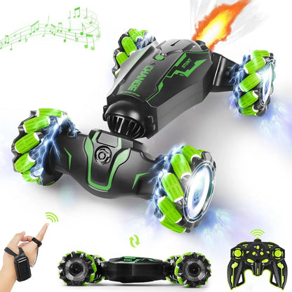 Hand Gesture & Remote Stunt Car