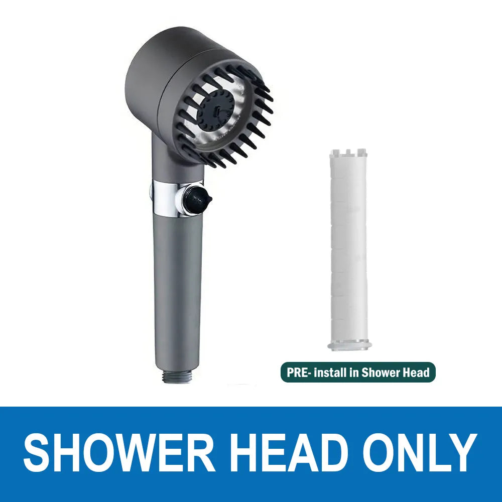High Pressure Filtered Shower Head 3 Mode