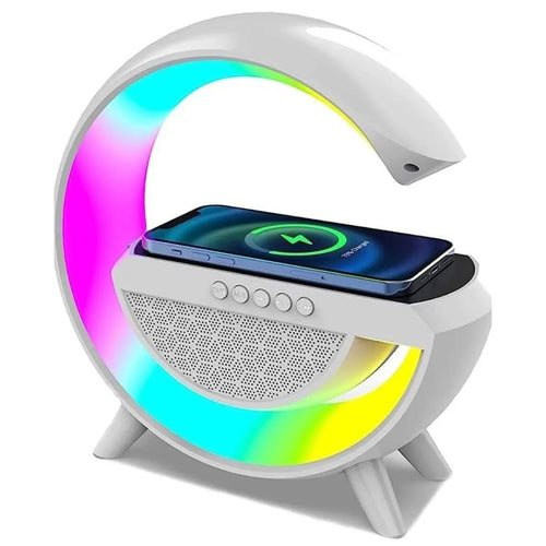 LED Wireless Charging Speaker – Bluetooth Music & Charger