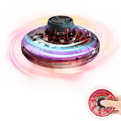 Compact Flying Spinner LED Hand Toy