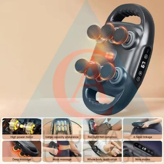 6-Head Deep Tissue Massage Muscle Relief