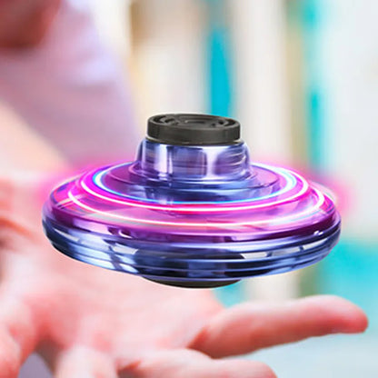 Compact Flying Spinner LED Hand Toy
