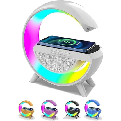 LED Wireless Charging Speaker – Bluetooth Music & Charger