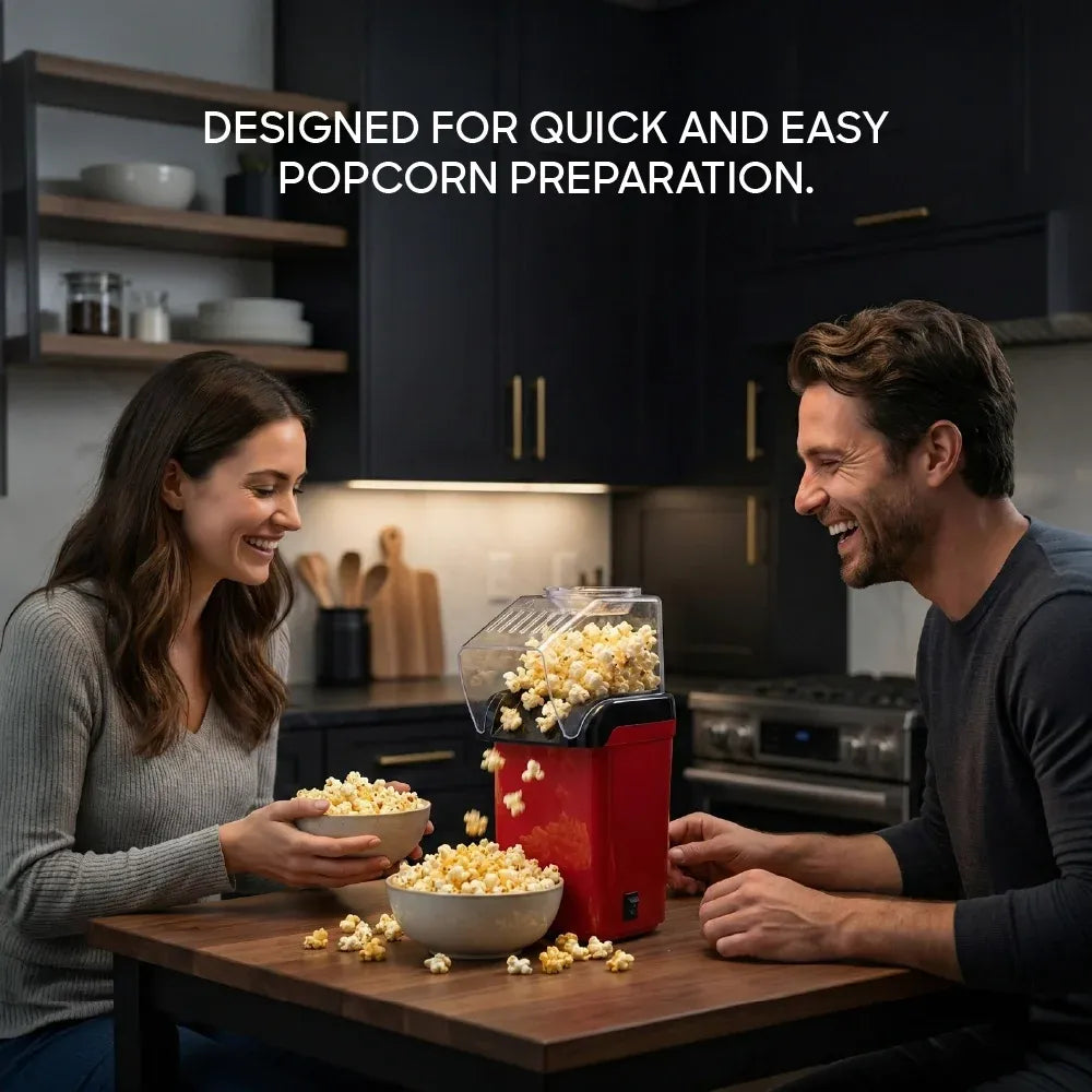 Hot Air Popcorn Maker Oil-Free Popcorn Machine