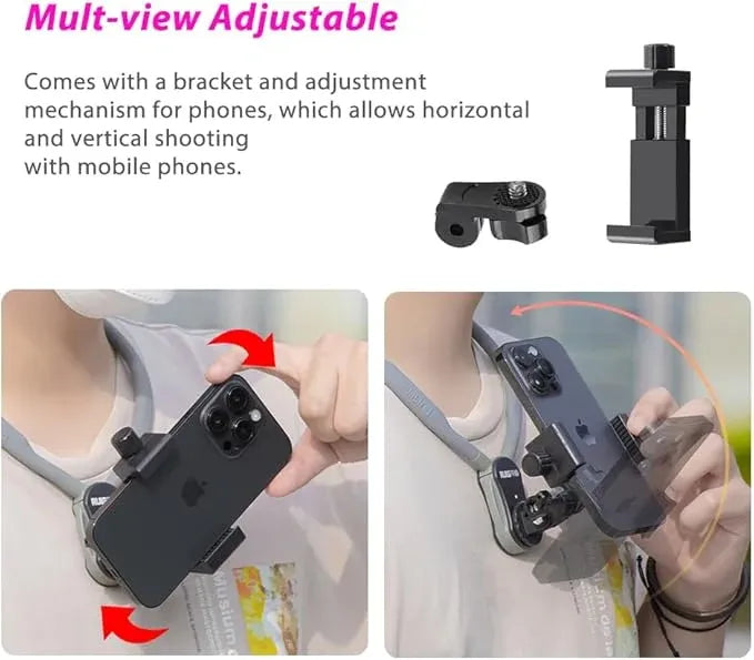 HEPU Neck Hanging Phone Holder – Hands-Free Mount