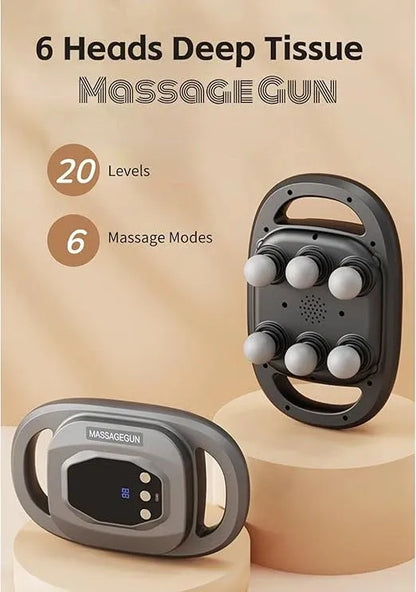 6-Head Deep Tissue Massage Muscle Relief