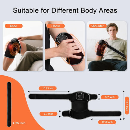 Heated Knee Massager Vibration Heat Care