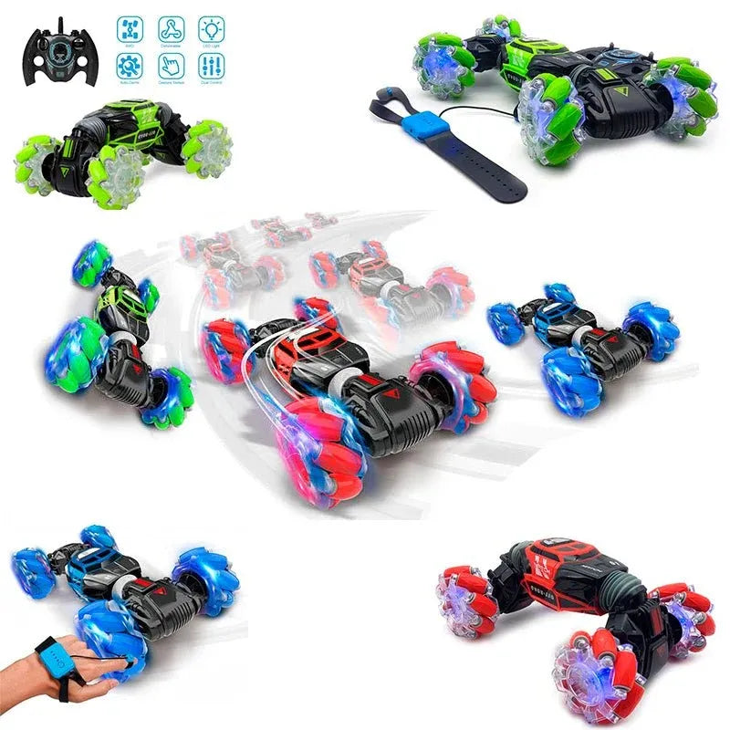Hand Gesture & Remote Stunt Car