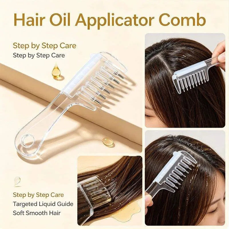 Crystal Scalp Liquid Oil Applicator Comb