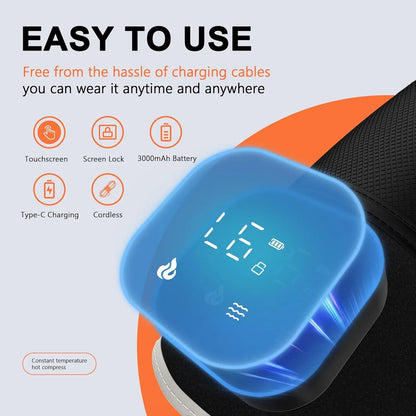 Heated Knee Massager Vibration Heat Care
