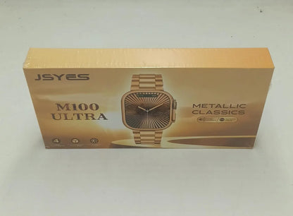 Luxury Gold Smart Watch Metal Strap