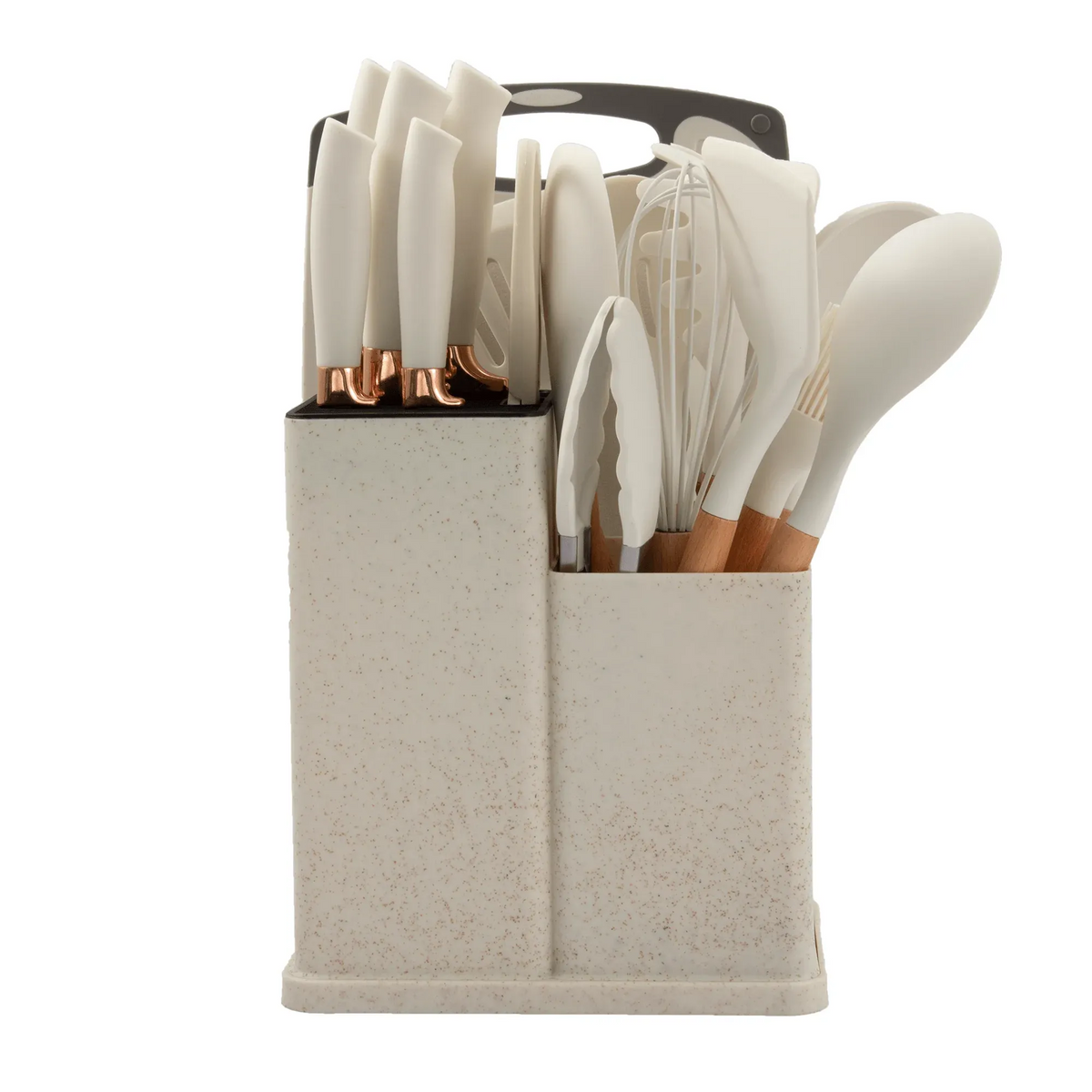 19 Pcs Complete Kitchen Knife & Tool Set