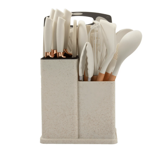 19 Pcs Complete Kitchen Knife & Tool Set