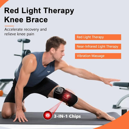 Heated Knee Massager Vibration Heat Care