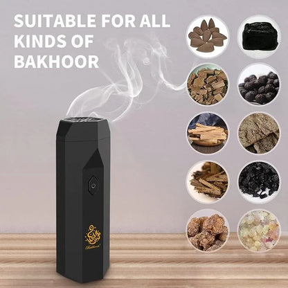 Portable Electric Hair Bakhoor Comb