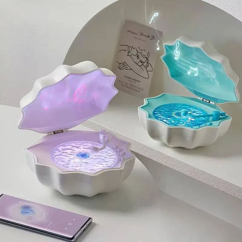 Shell Lamp Bluetooth Speaker – LED Light