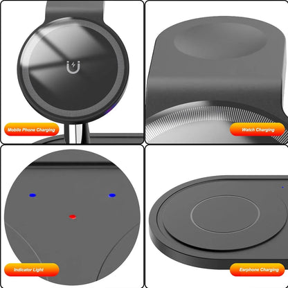 3-in-1 Wireless Charging Station Stand
