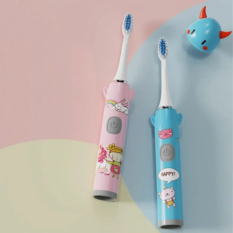 Kids Cartoon Electric Toothbrush