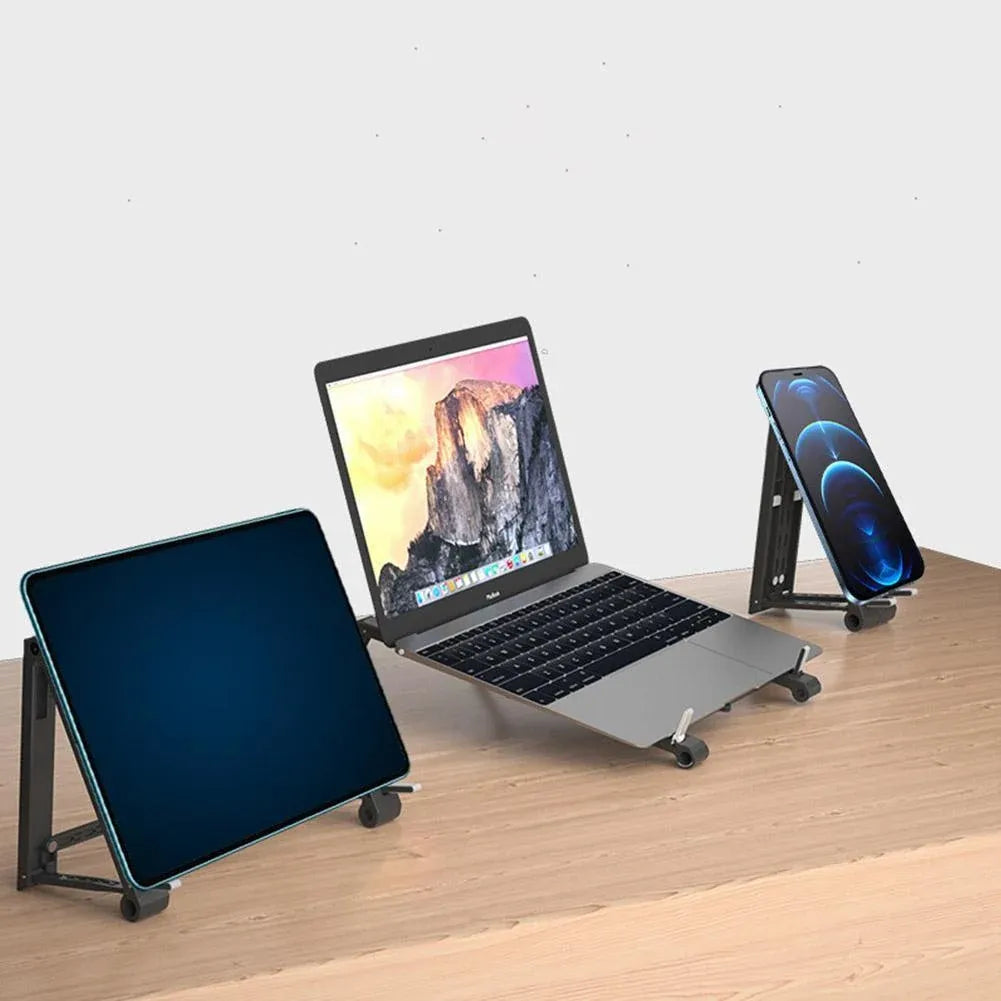 Heightening Folding 3-in-1 Laptop Stands